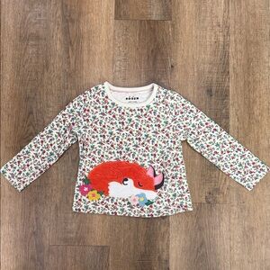 Mini Boden,Kids Long Sleeve Floral Shirt